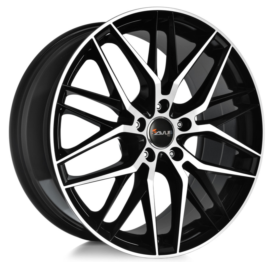 AF19 8x 18 +35 5x120 AVUS 72,6 BLACK POLISHED